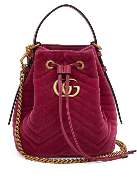 gucci drawstring bag cheap|gucci marmont bucket bag.